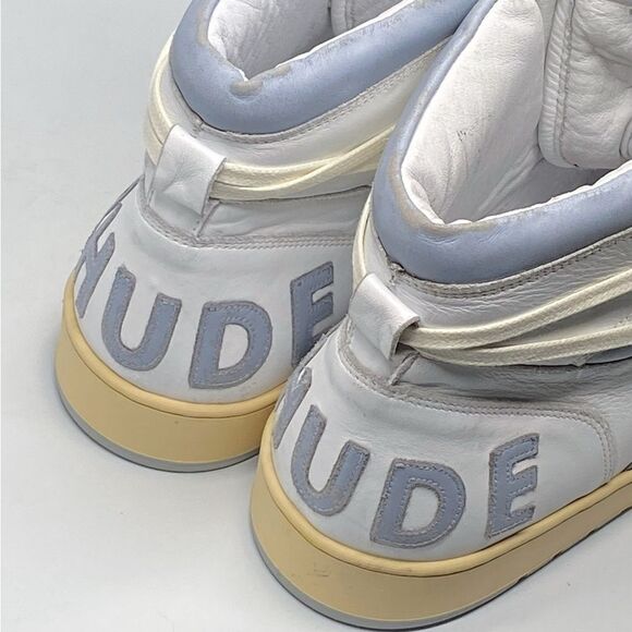 Rhude Rhecess Worn Out Effect High Top Sneakers size 13 - Picture 10 of 14